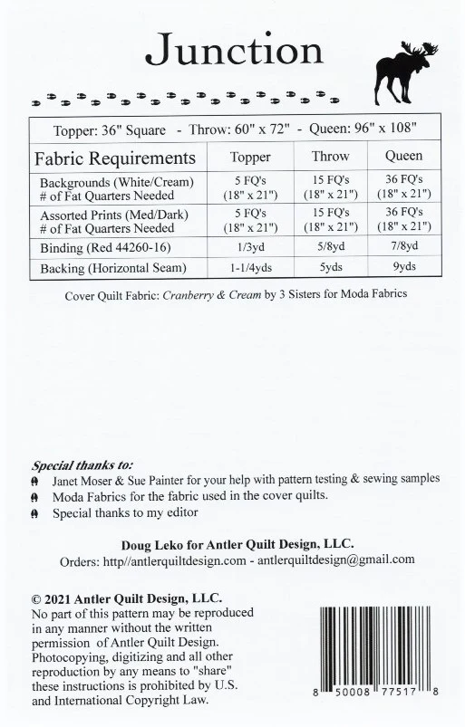 JUNCTION - Antler Quilt Design's Quilt Pattern #0282 - Image 2
