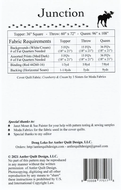 JUNCTION - Antler Quilt Design's Quilt Pattern #0282 DIGITAL DOWNLOAD - Image 2