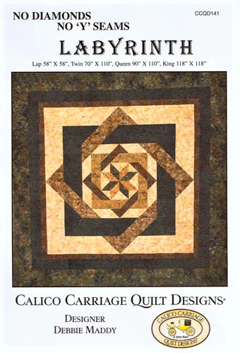 LABYRINTH - Calico Carriage Quilt Designs Pattern CCQD141 DIGITAL DOWNLOAD