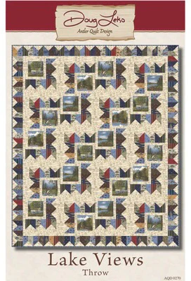 LAKE VIEWS - Antler Quilt Design Pattern DIGITAL DOWNLOAD