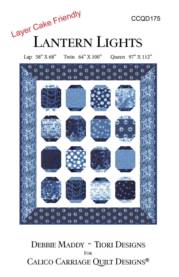 LANTERN LIGHTS - Calico Carriage Quilt Designs Pattern CCQD175