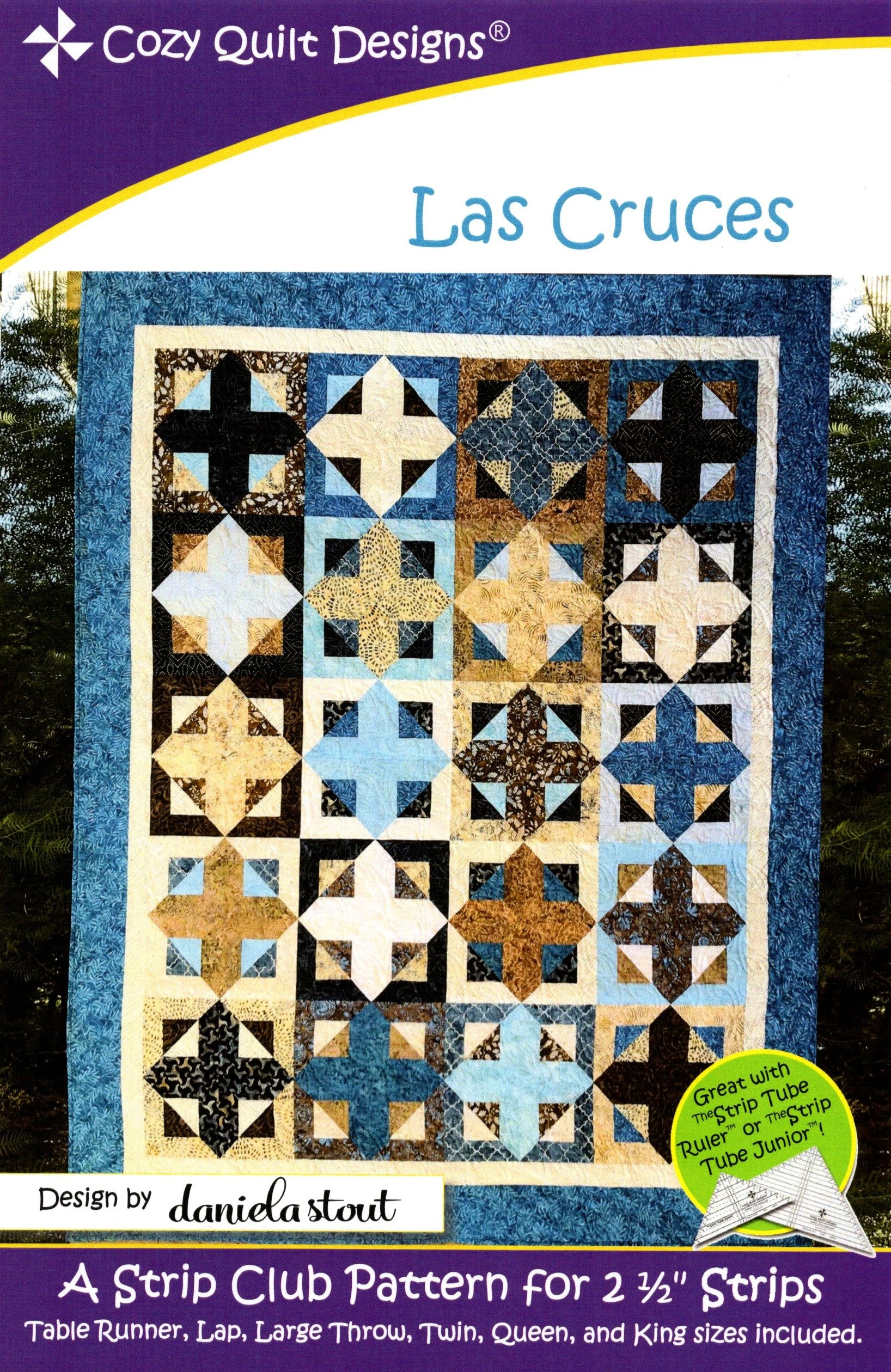 LAS CRUCES - Cozy Quilt Designs Pattern DIGITAL DOWNLOAD