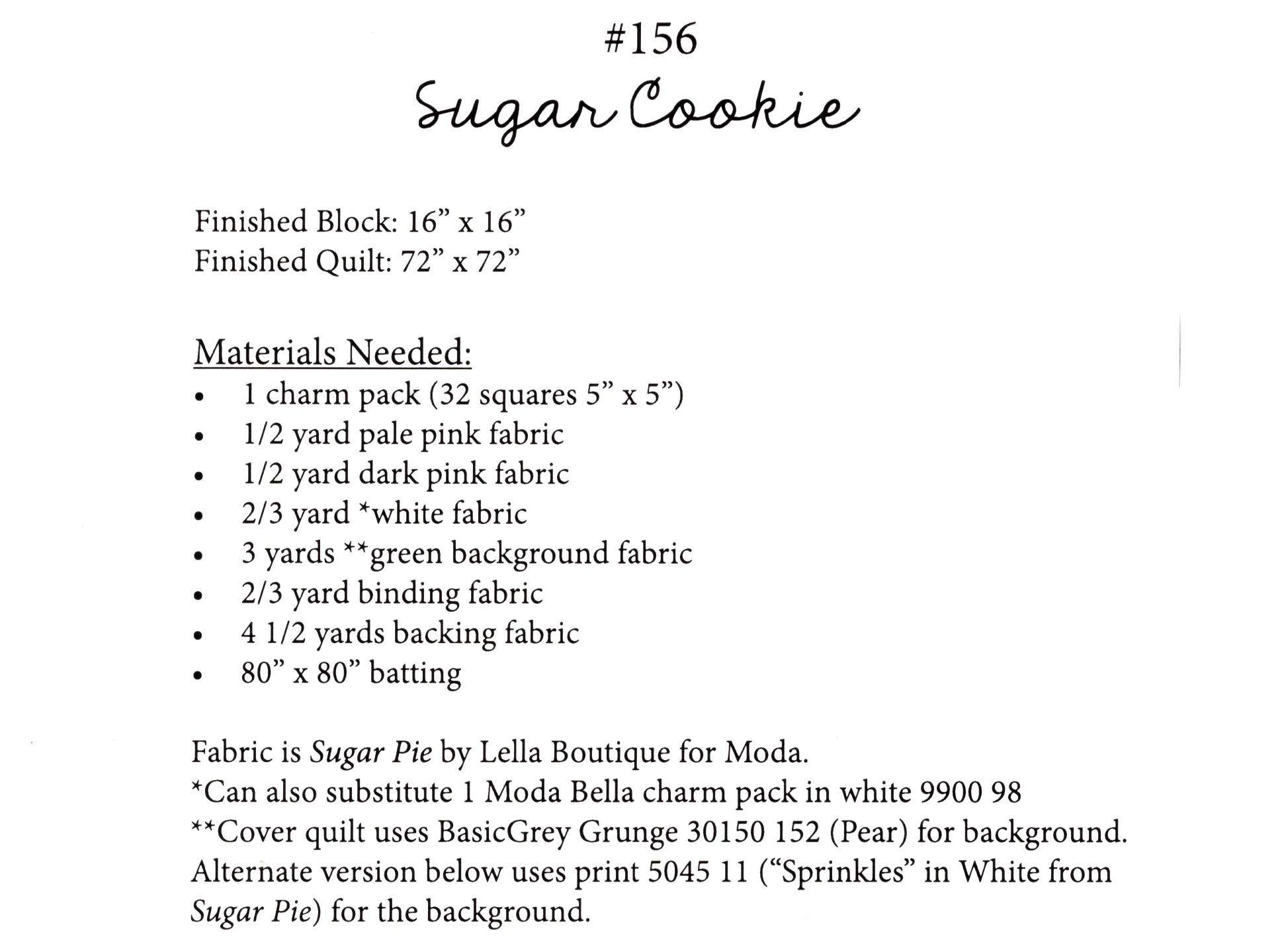 SUGAR COOKIE - Lella Boutique Quilt Pattern - Image 2