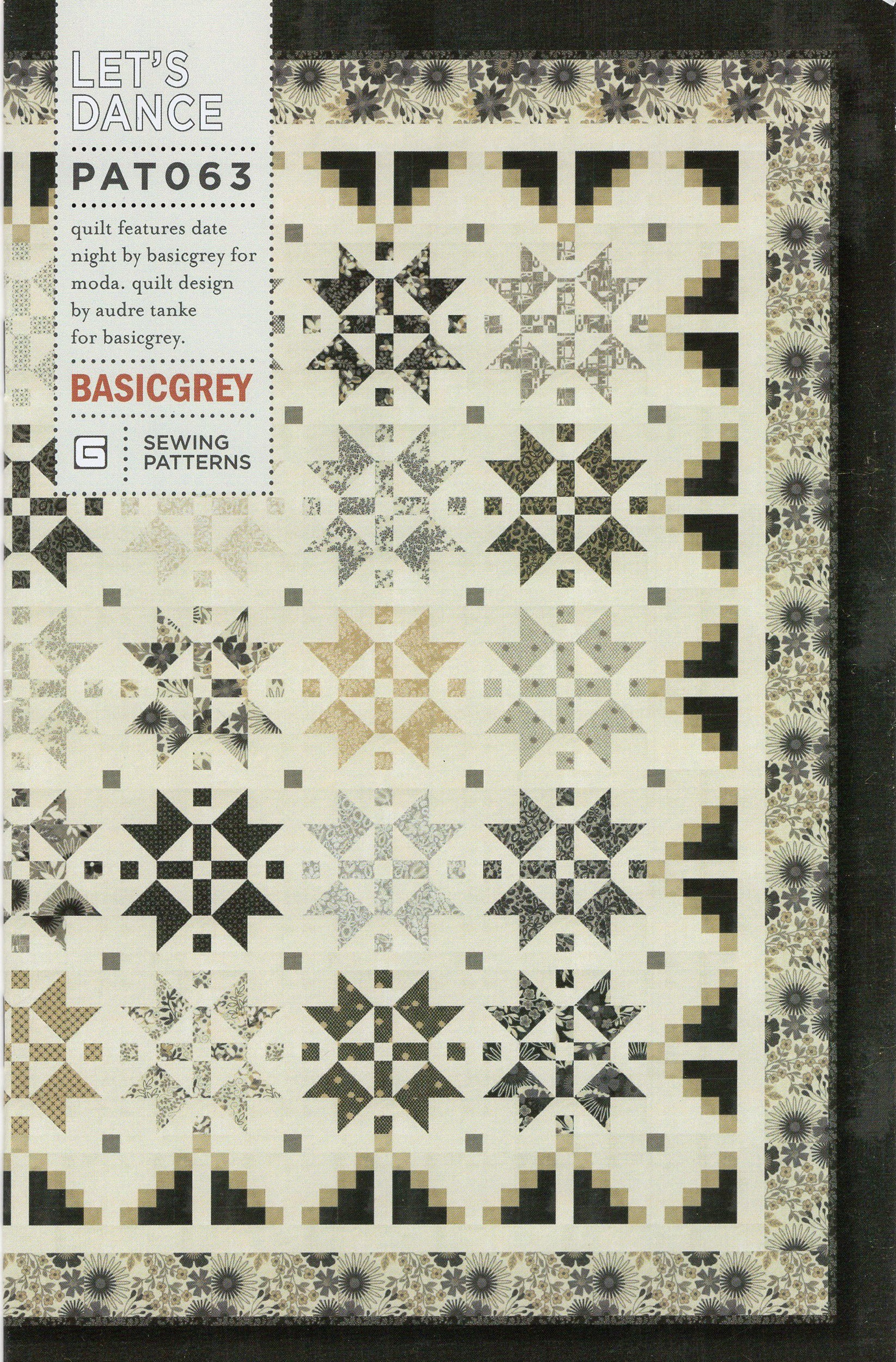 LET'S DANCE - BASICGREY Quilt Pattern 063