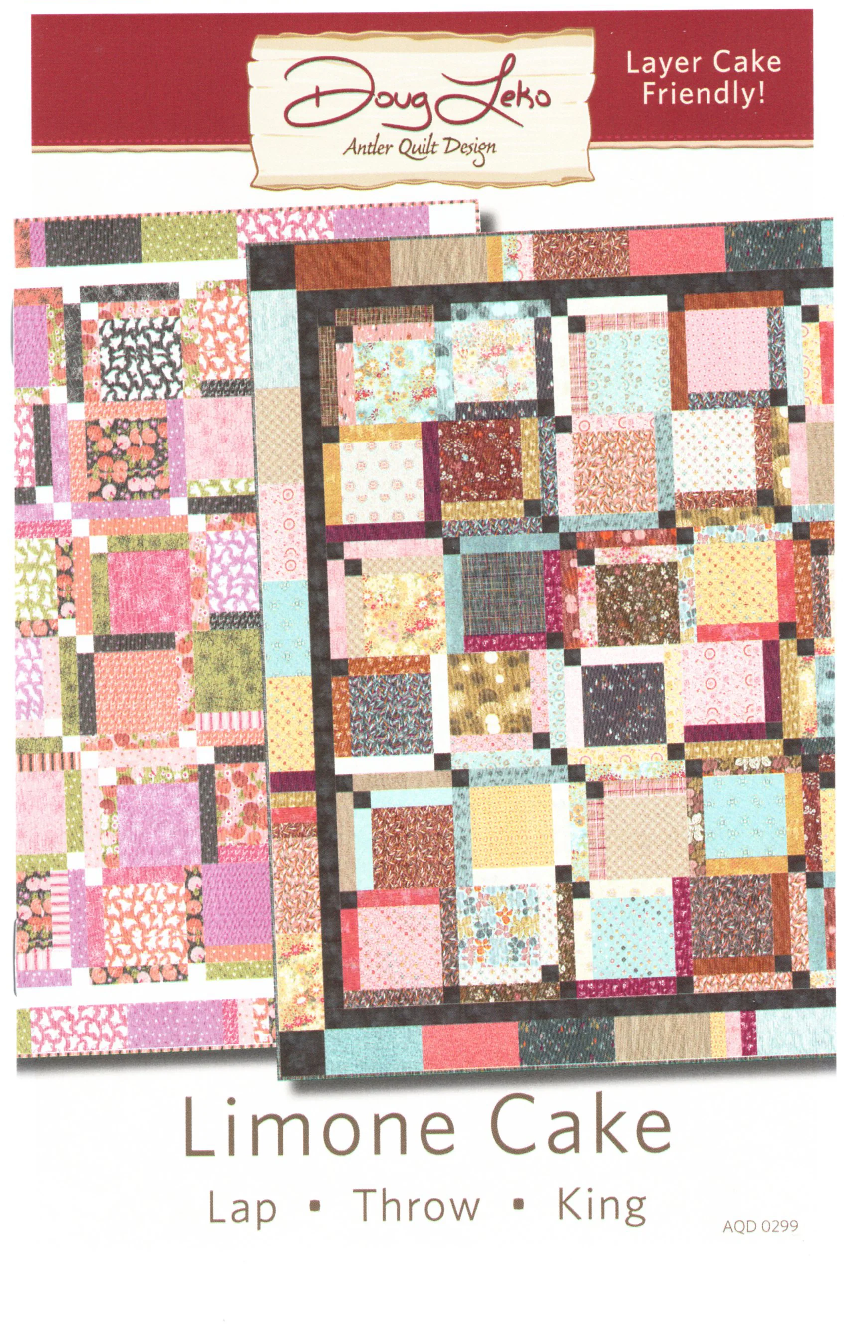 LIMONE CAKE - Antler Quilt Design Pattern AQD0299