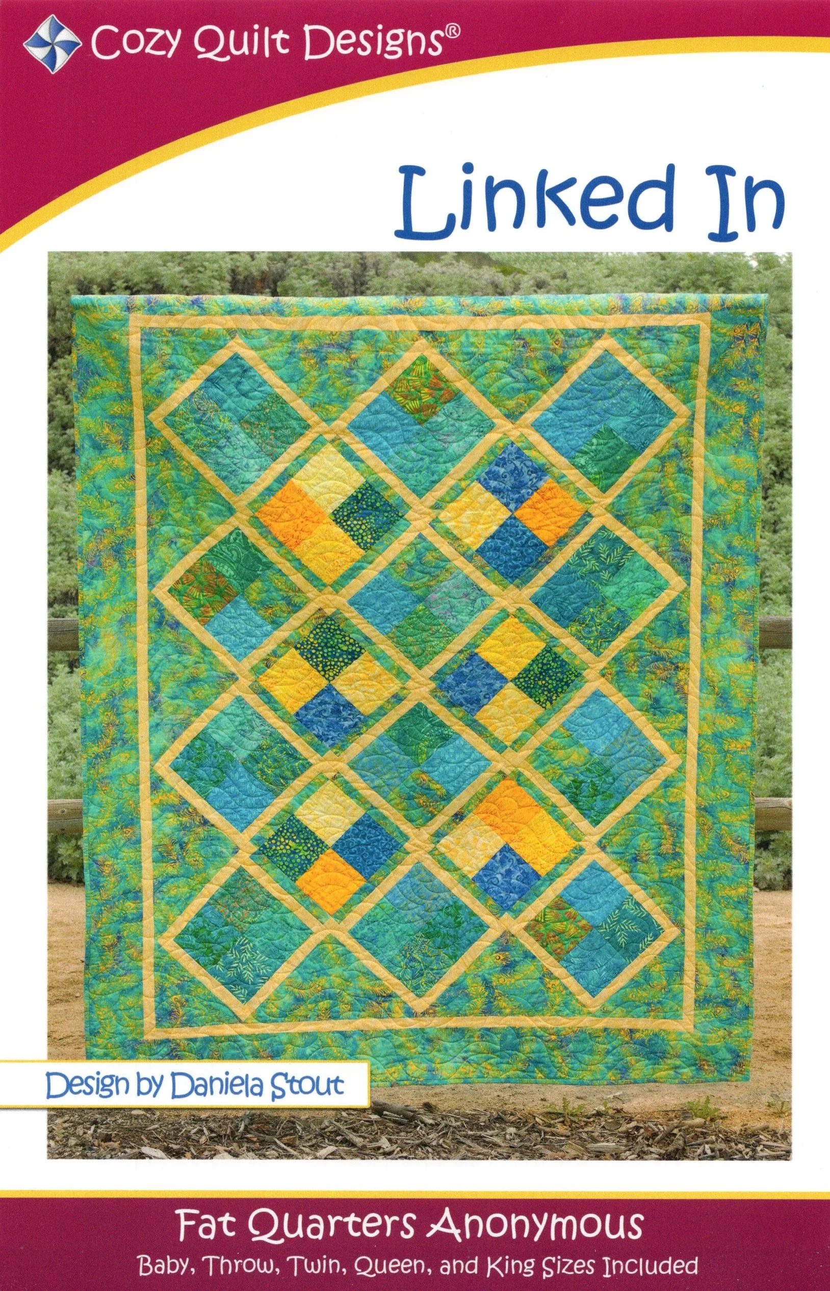 LINKED IN - Cozy Quilt Designs Pattern DIGITAL DOWNLOAD