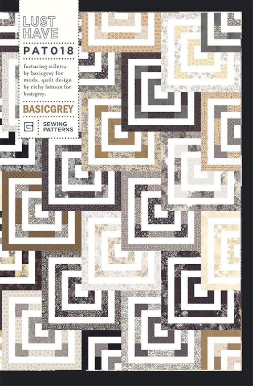LUST HAVE - BASICGREY Quilt Pattern 018 DIGITAL DOWNLOAD