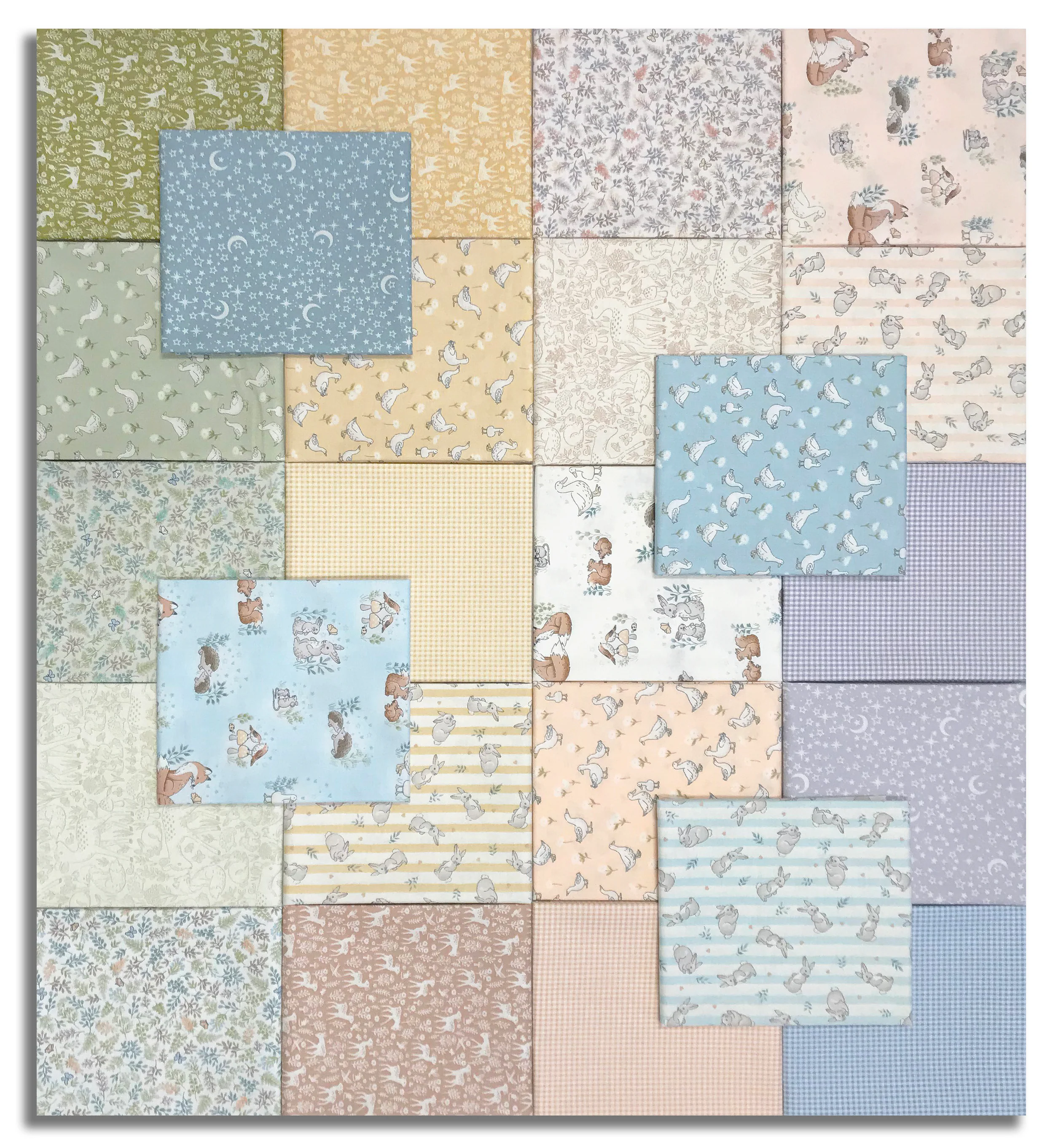 Matt's Andover/Makower Pre-Cut 24 Piece Fat Quarter Bundle - Little Ones - Image 2