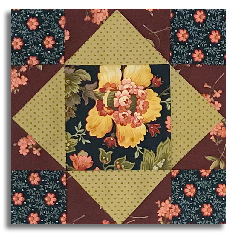 Matt's Andover Pre-Cut 12 Block King's Crown Quilt Kit - Farmer's Daughter 2 - Image 2
