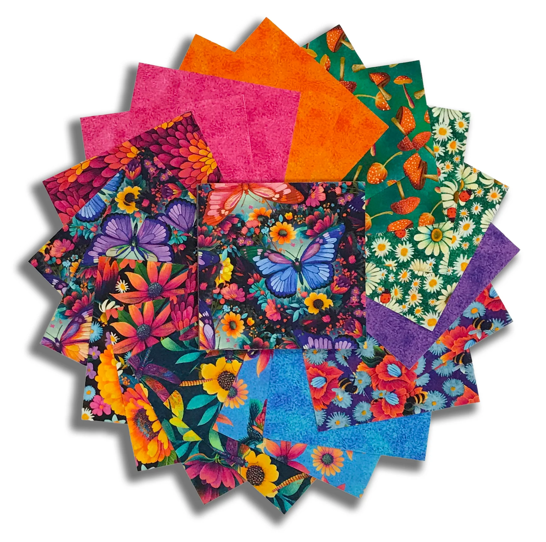 Matt's Blank Quilting Pre-Cut 40 Piece 5" Charm Squares - Luminous Haven - Image 2