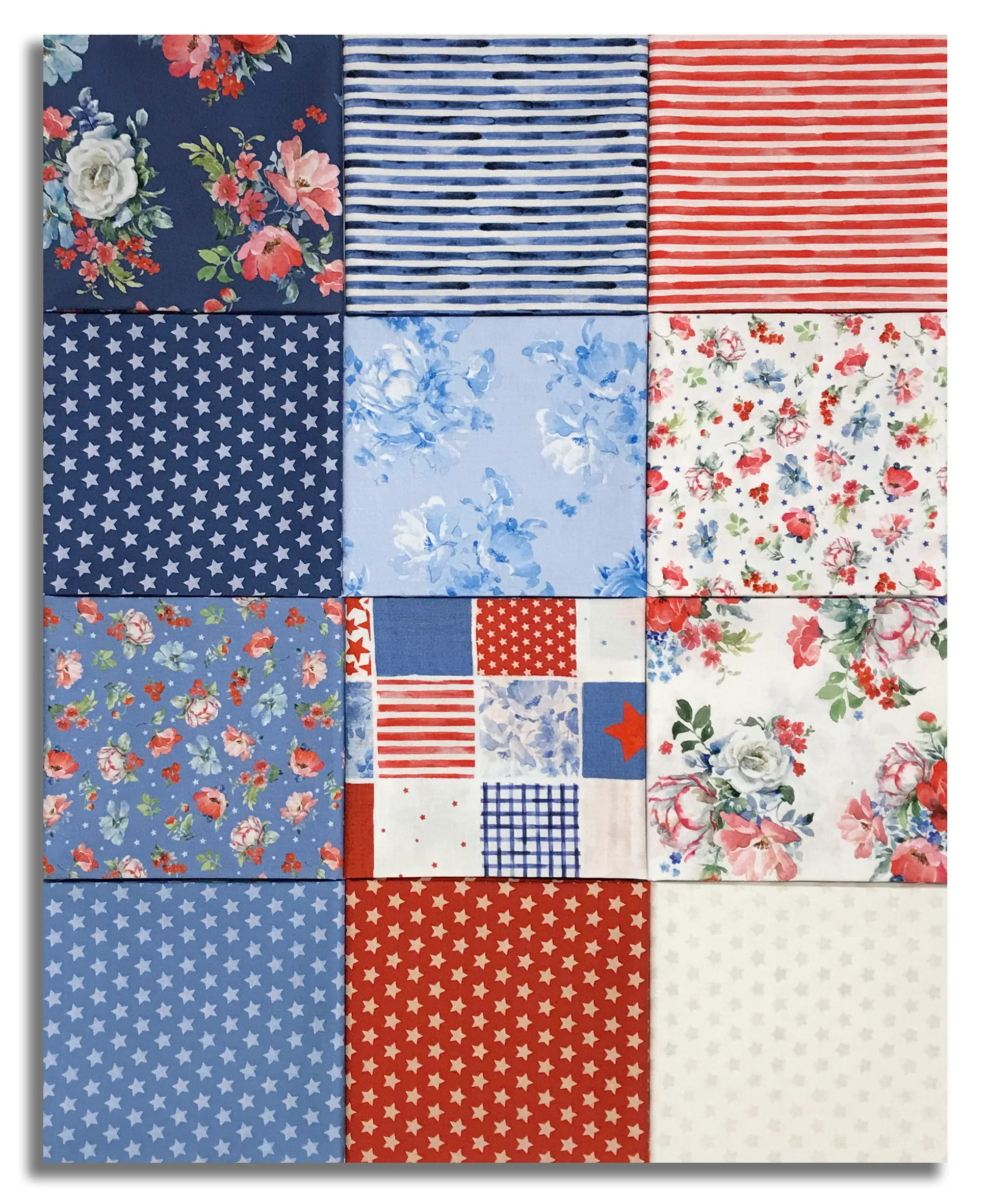 Matt's Clothworks Pre-Cut 12 Piece Fat Quarter Bundle - Americana - Image 2
