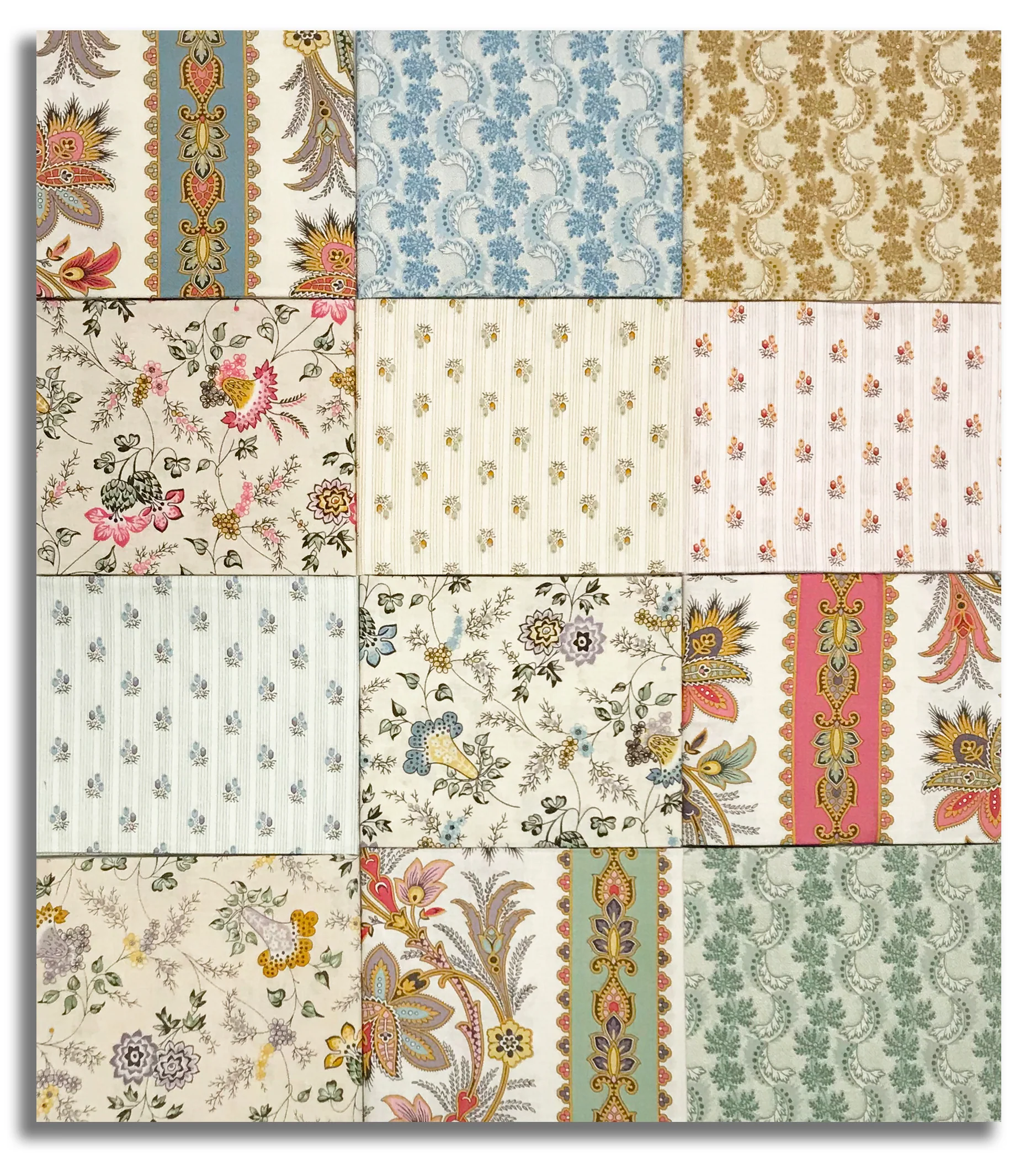 Matt's Cut Andover Holbrook Pre-Cut 12 Piece Fat Quarter Bundle - Light - Image 2