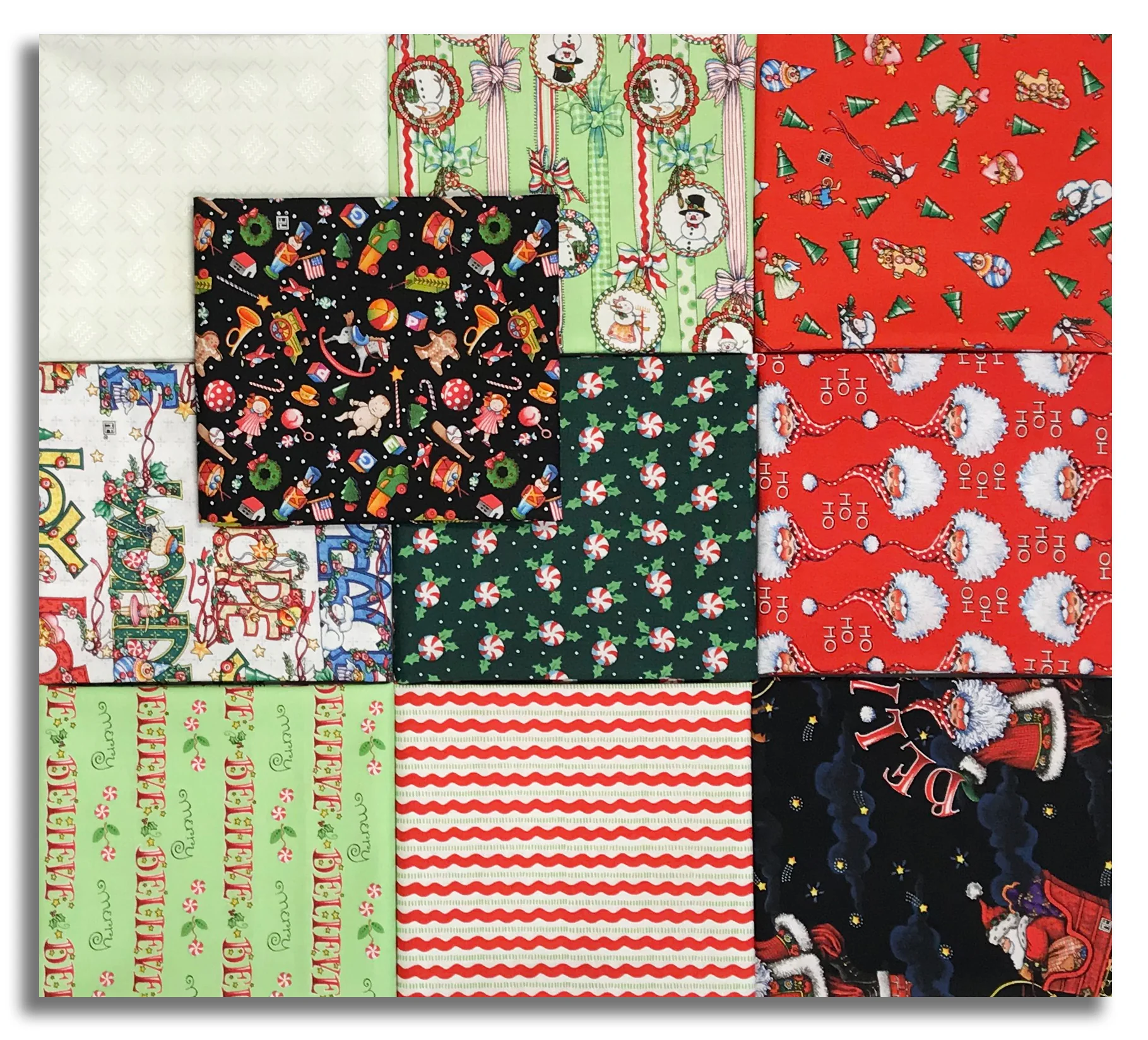 Matt's Free Spirit Pre-Cut 10 Piece Fat Quarter Bundle - So Much Joy! - Image 2