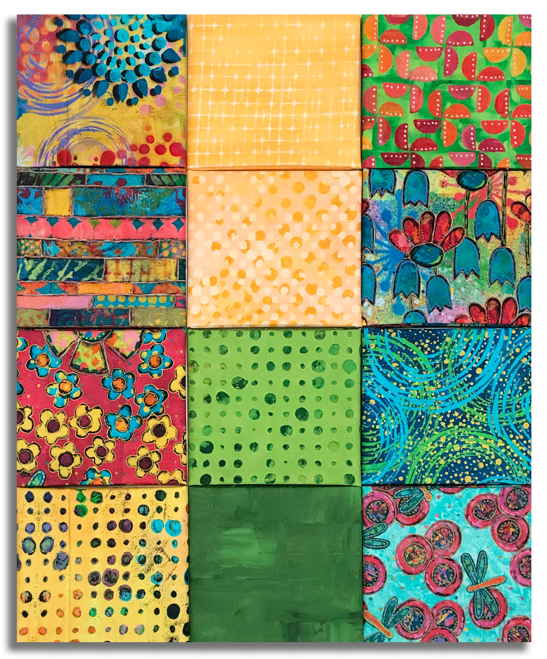 Matt's Free Spirit Pre-Cut 12 Piece Fat Quarter Bundle - Dragonfly Dance - Image 2