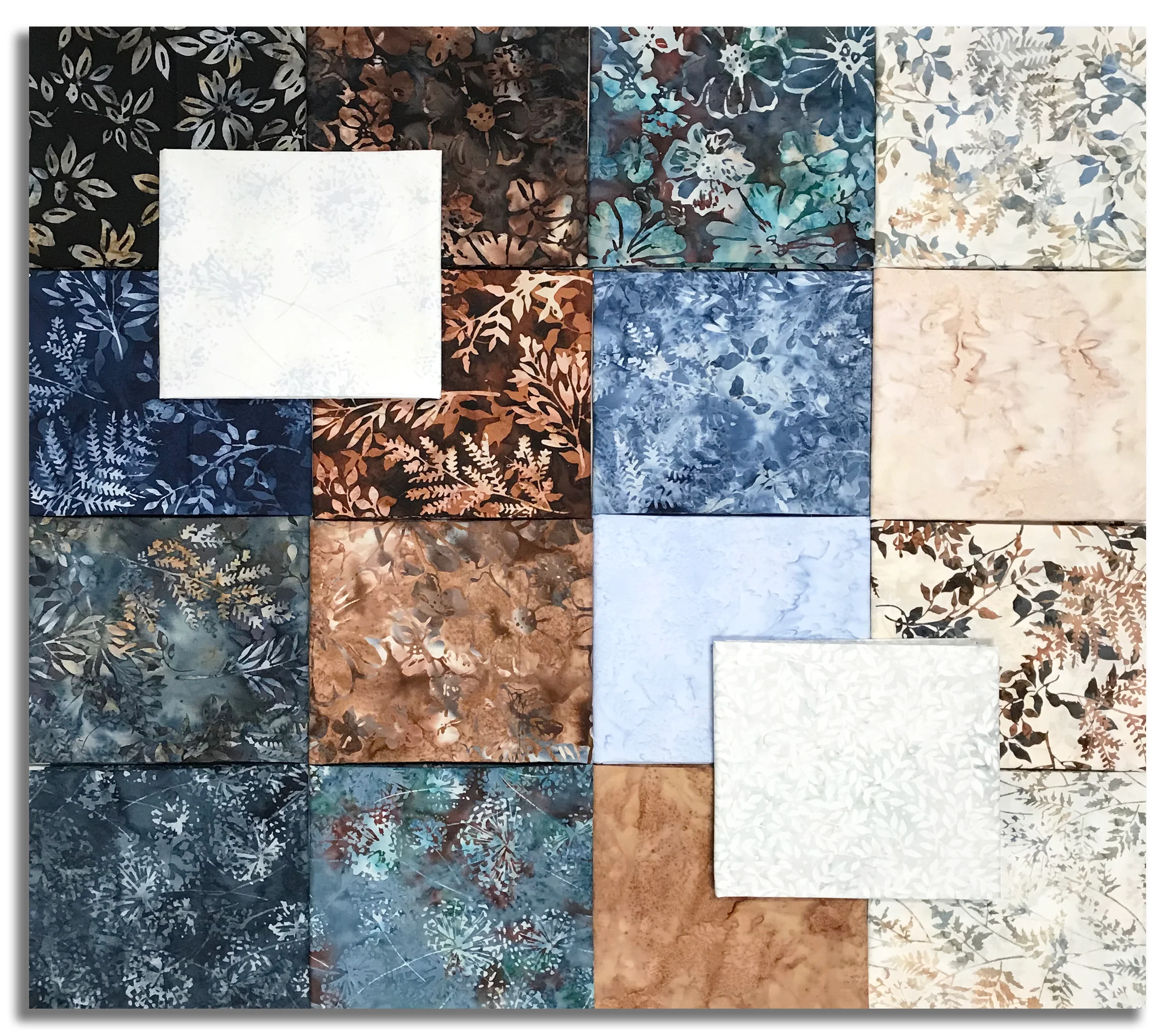 Matt's Hoffman Bali Batiks Pre-Cut 18 Piece Fat Quarter Bundle - Autumn Mist - Image 2
