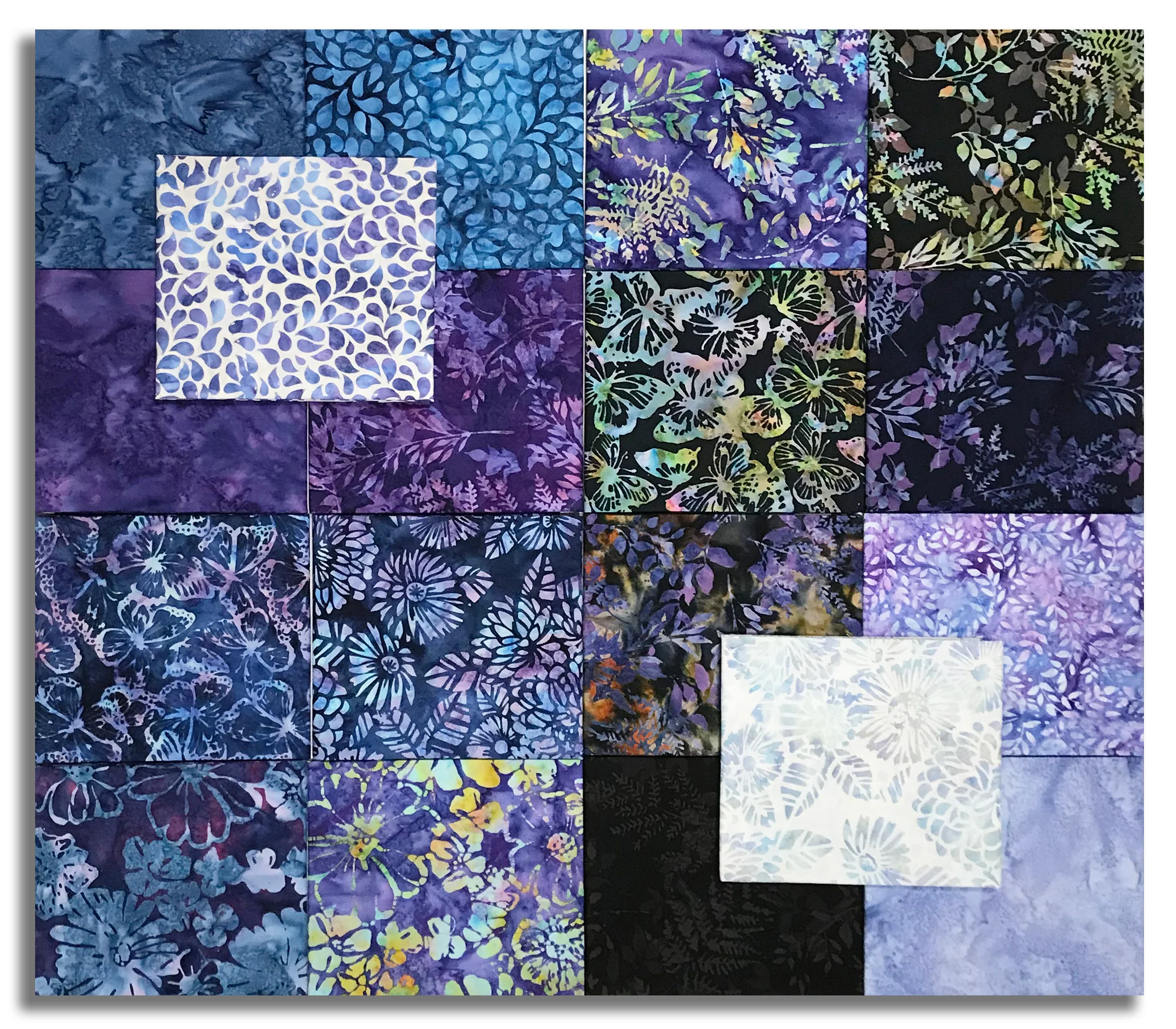 Matt's Hoffman Bali Batiks Pre-Cut 18 Piece Fat Quarter Bundle - Dandelions At Dusk - Image 2