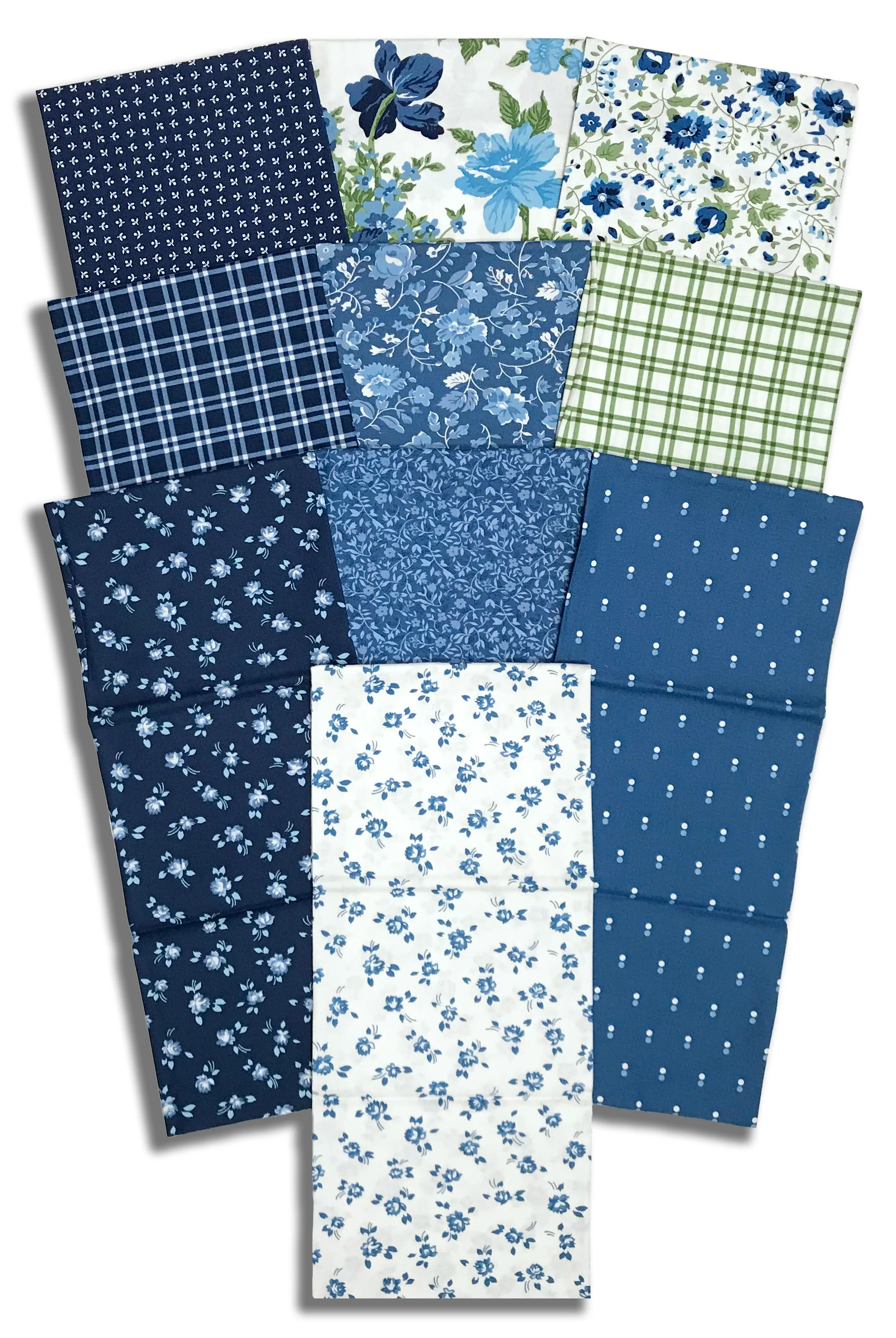 Matt's Moda Pre-Cut 10 Piece Half Yard Bundle - Blueprint #3