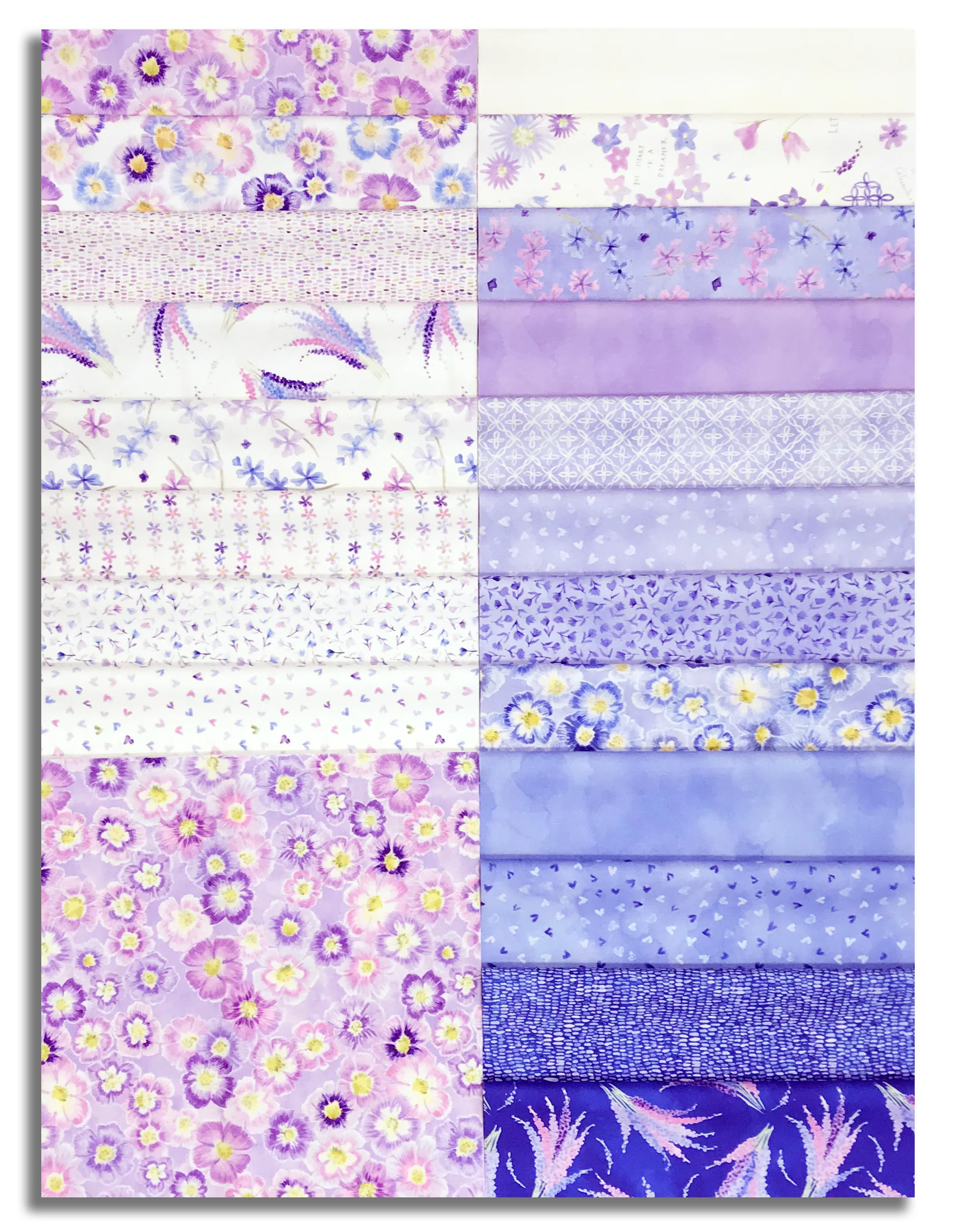 Matt's Moda Pre-Cut 40 Piece 10" Squares Layer Cake - Delphinium