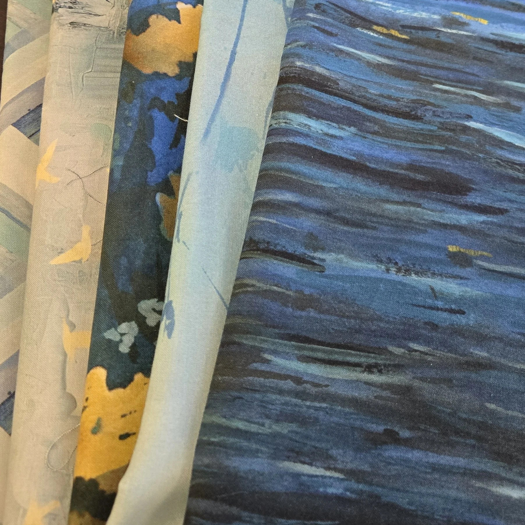 Matt's Mystery Bundles - 4.698 yards -Behind Blue Eyes - Assorted Remnants