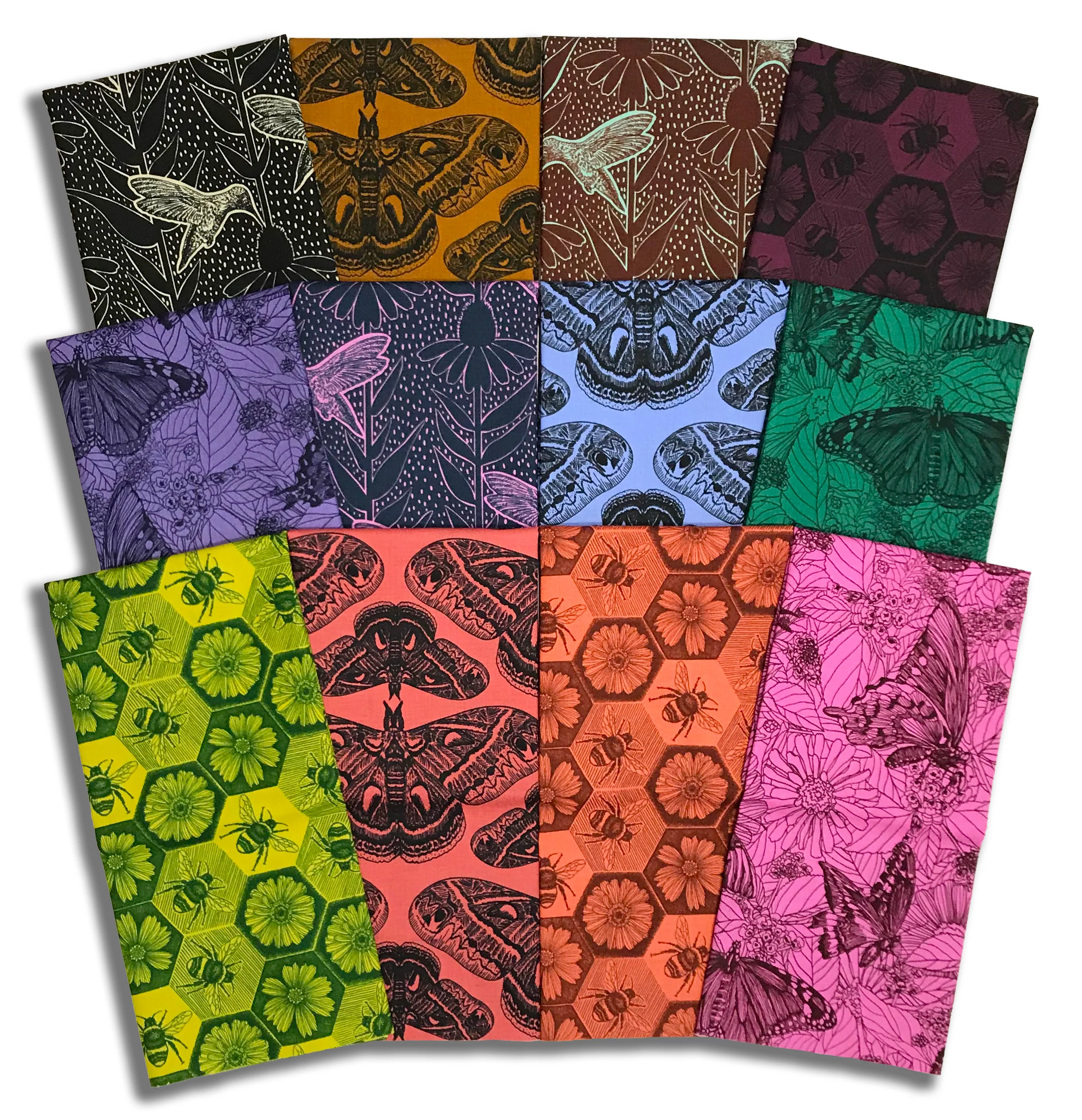 Matt's Northcott Pre-Cut 12 Piece Half Yard Bundle - Indelible Ink