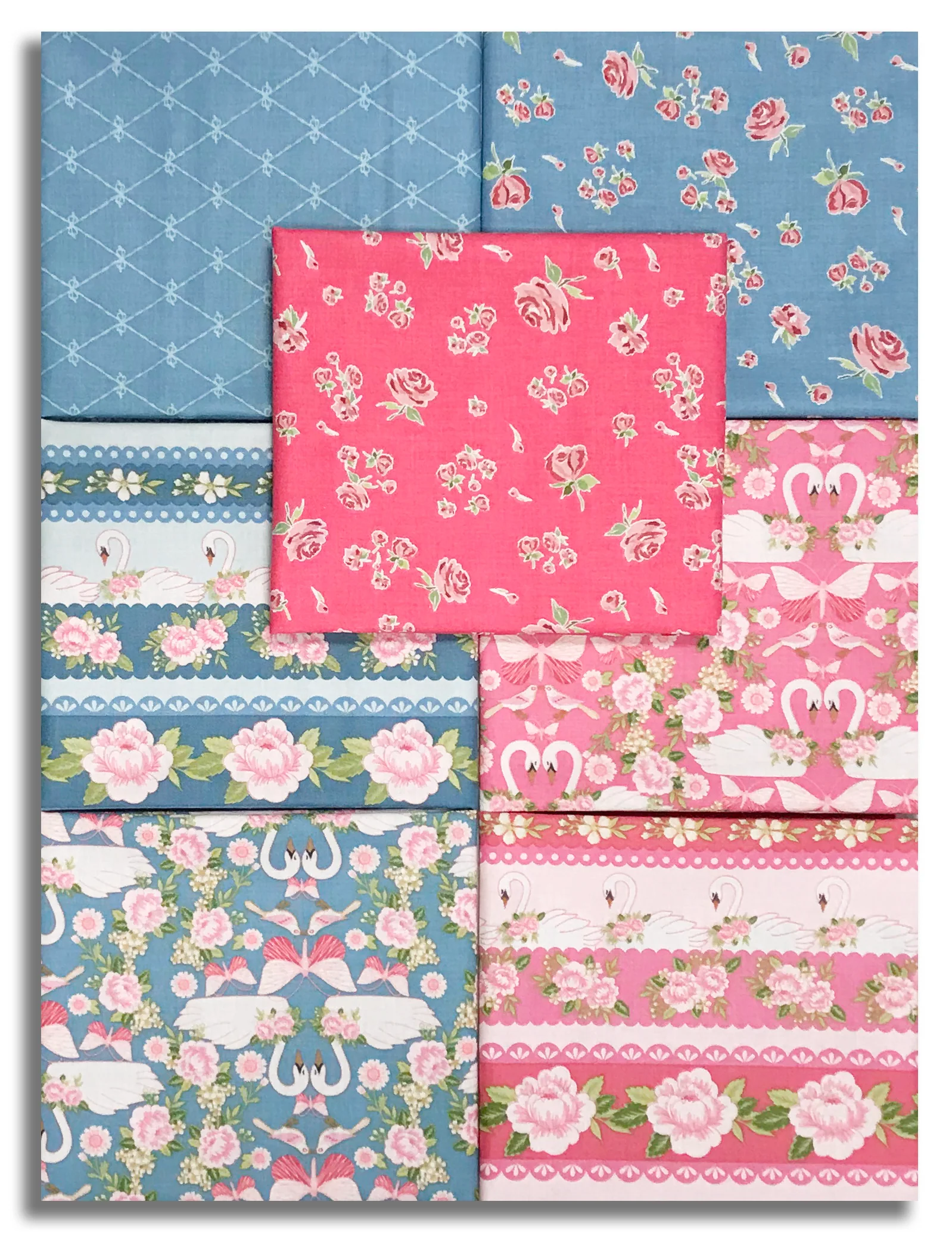 Matt's Poppie Cotton Pre-Cut 7 Piece Fat Quarter Bundle - Stolen Moments - Image 2