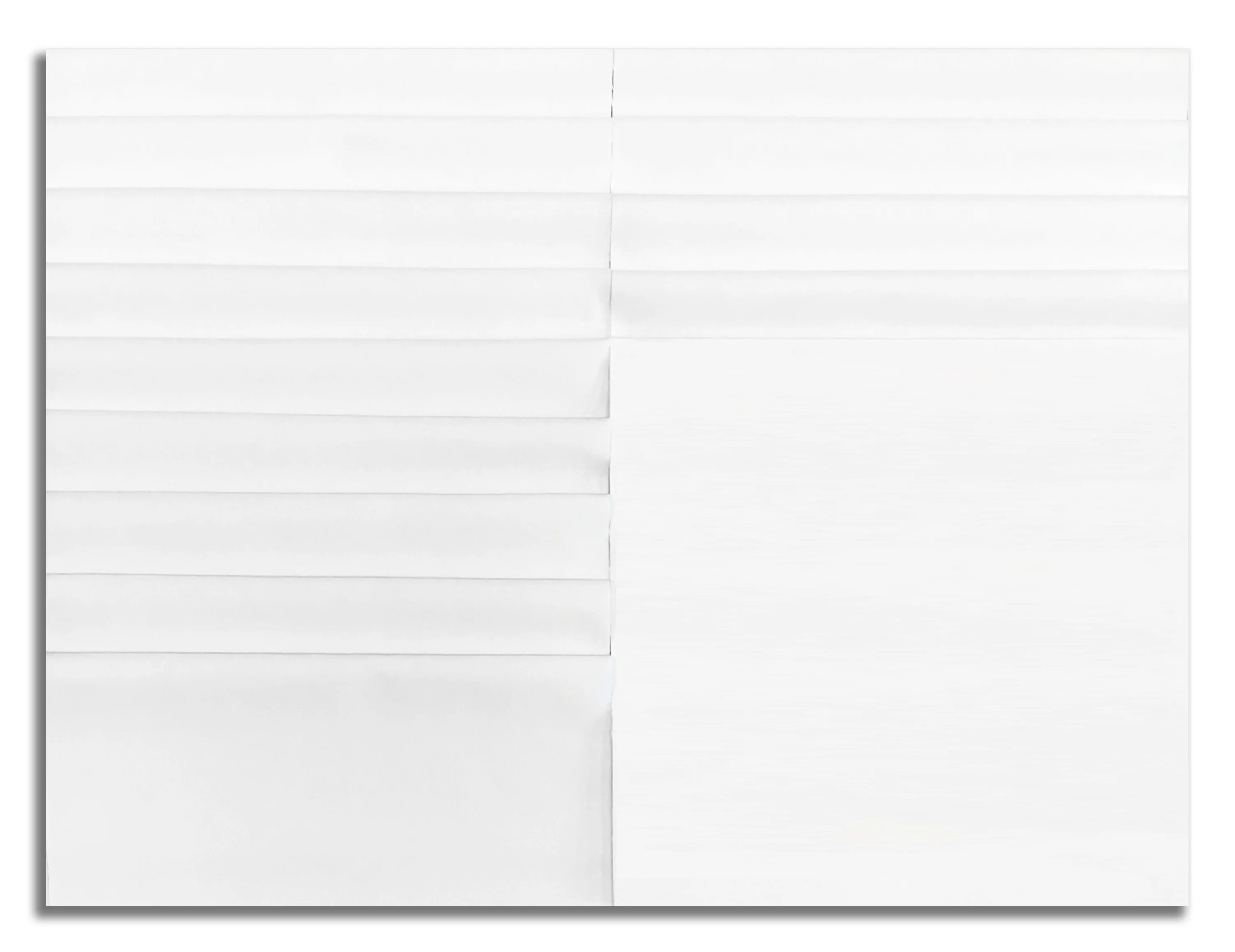 Matt's Pre-Cut 40 Piece 10" Layer Cake Squares - Moda Bella Solids - 9900 500 White White