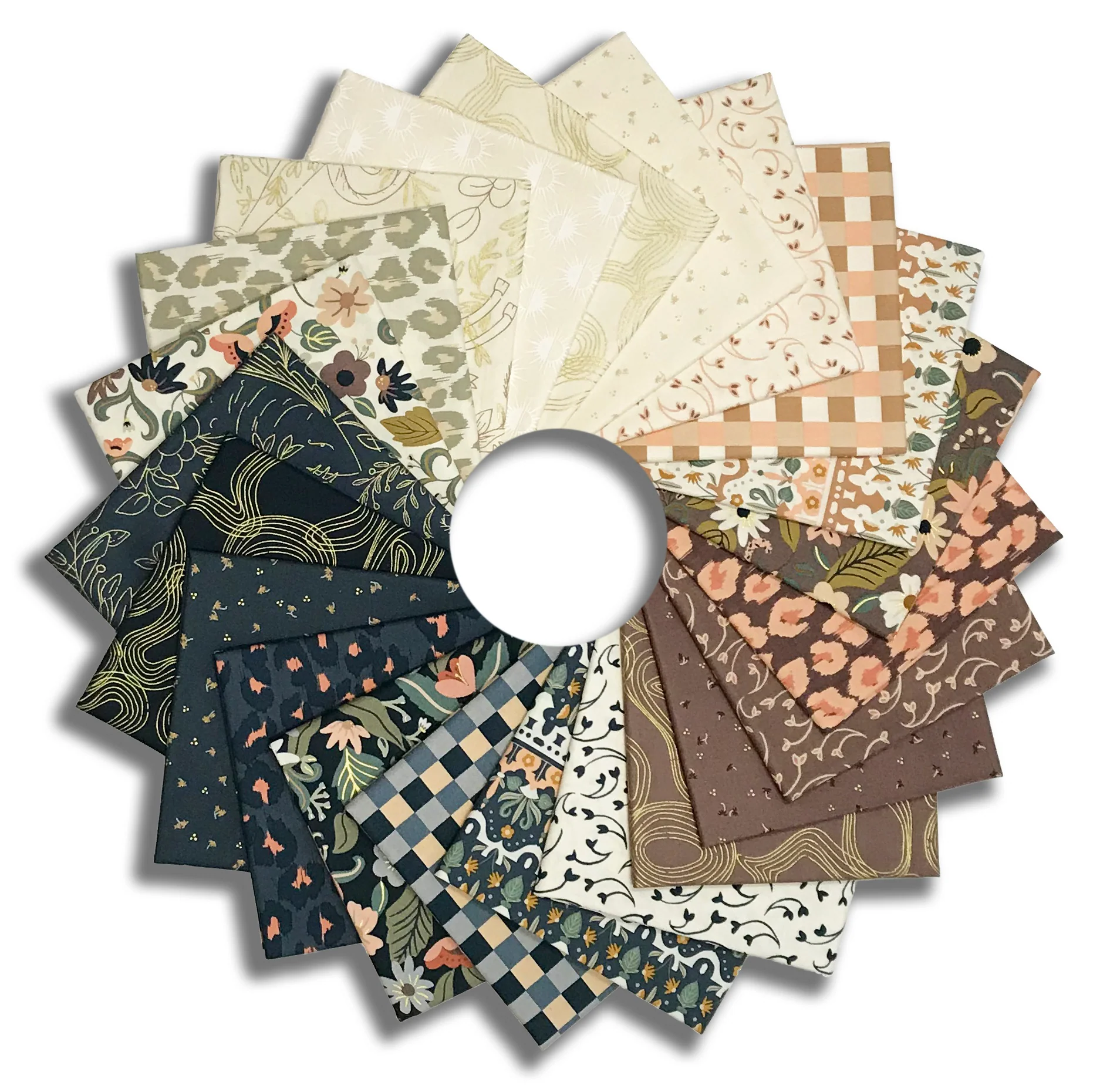 Matt's Pre-Cut Moda 22 Piece Fat Quarter Bundle - Sunlit Ruins