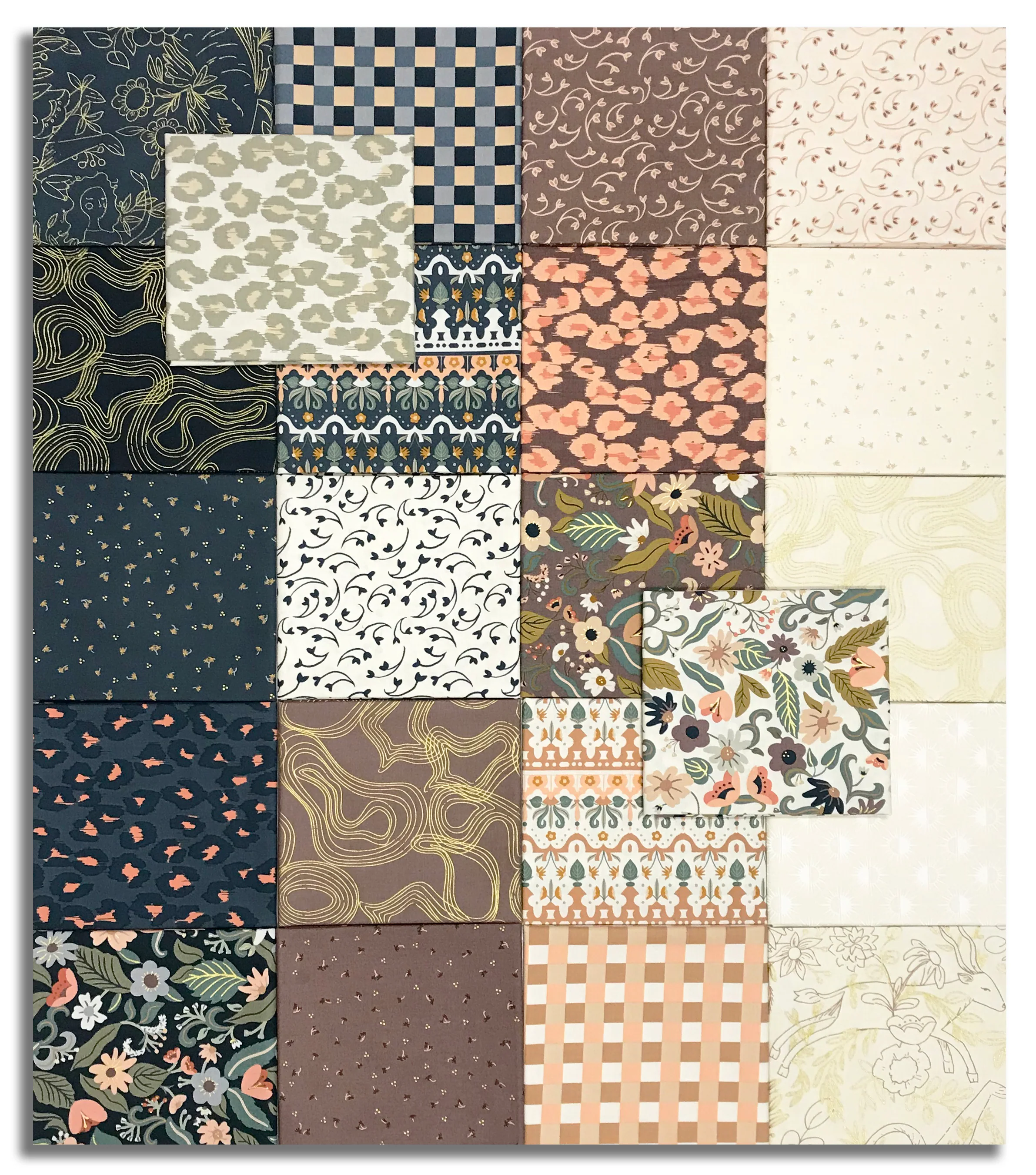 Matt's Pre-Cut Moda 22 Piece Fat Quarter Bundle - Sunlit Ruins - Image 2