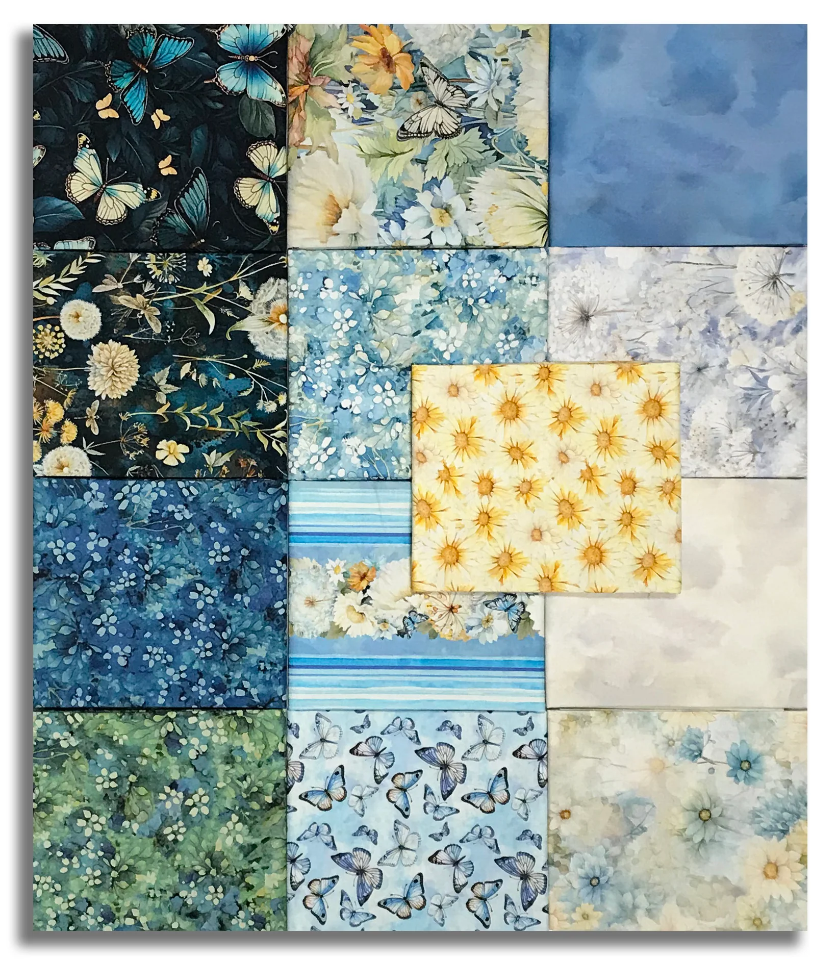 Matt's Timeless Treasures Pre-Cut 13 Piece Fat Quarter Bundle - Forest Whisper - Image 2