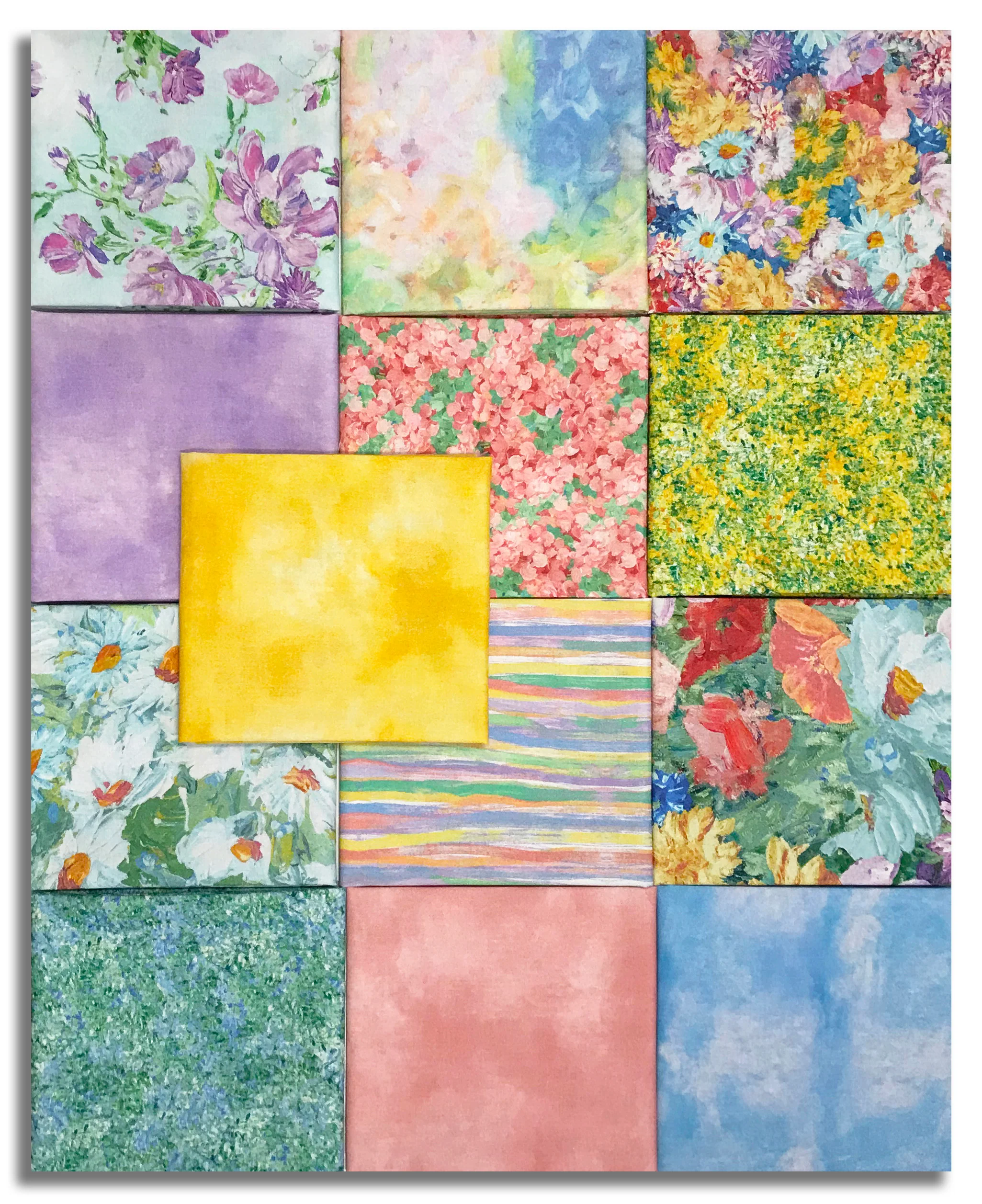 Matt's Timeless Treasures Pre-Cut 13 Piece Fat Quarter Bundle - Impression - Image 2