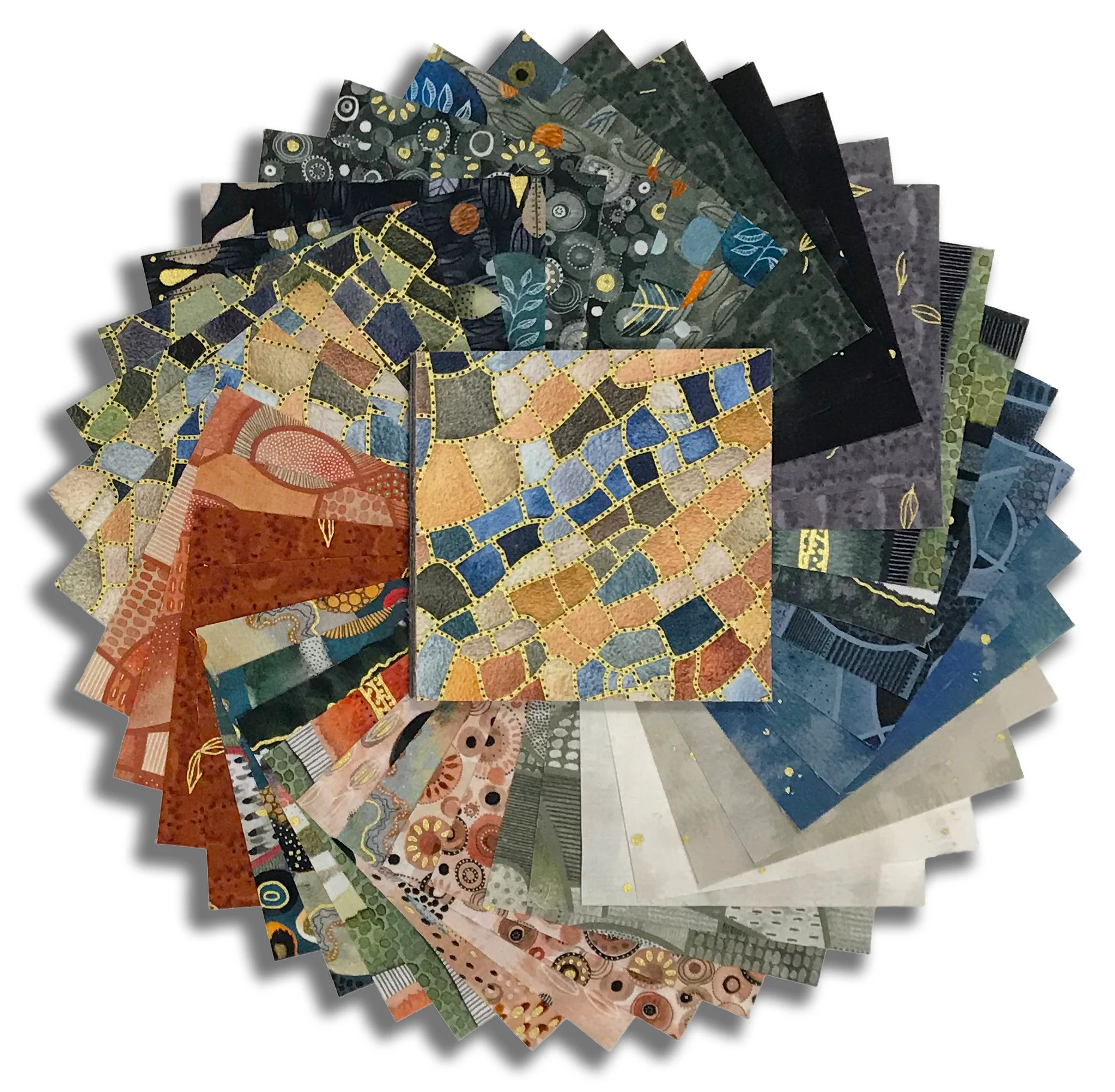 Matt's Windham Pre-Cut 40 Piece 5" Charm Squares - Flora & Form