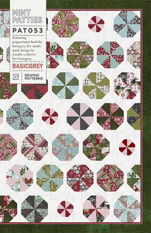 MINT PATTIES - BASICGREY Quilt Pattern 053 DIGITAL DOWNLOAD
