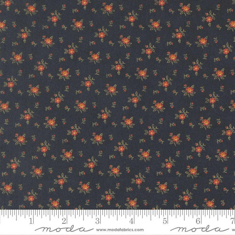 Moda - 3 Sisters Ambiance 44416 16 Midnight Little Flower By The Yard