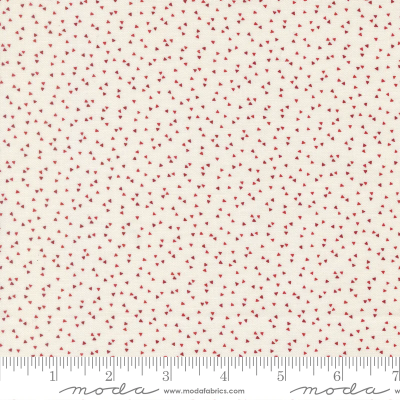 Moda American Gatherings III 49325 23 Cloud Crimson Confetti By The Yard