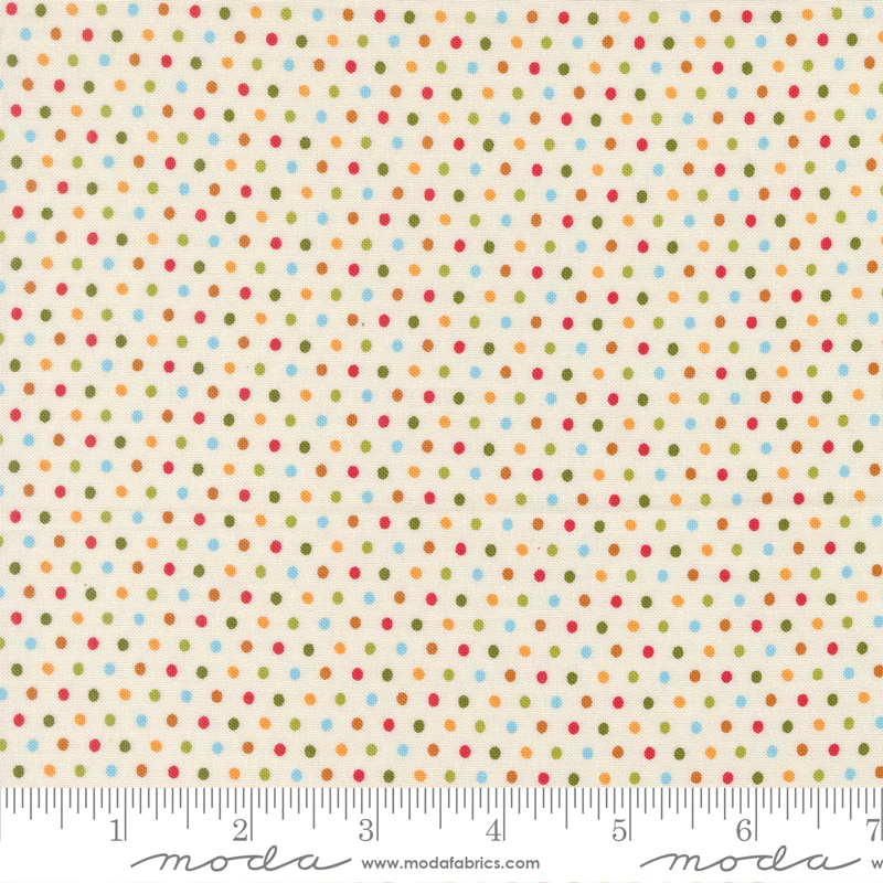 Moda Animal Park Fun 20967 11 Dove Dotty Dots By The Yard