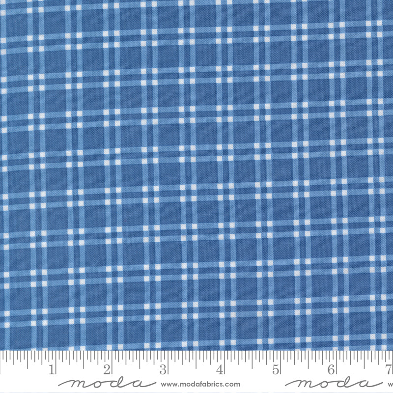Moda Blueprint 55332 17 Sea Plaid By The Yard