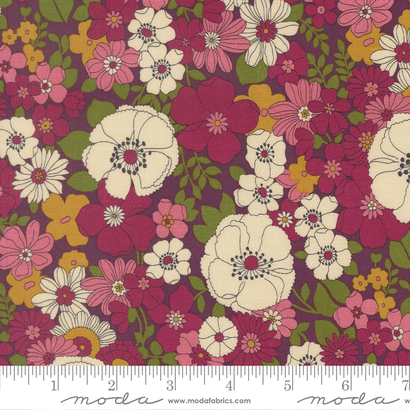 Moda Chelsea Garden 33850 17 Plum Flower Show By The Yard