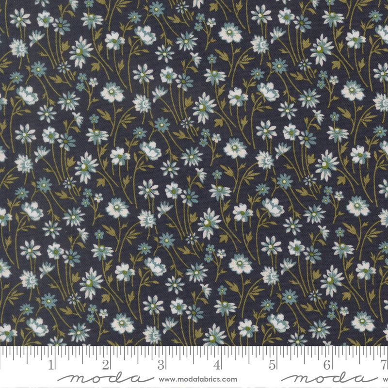 Moda Chelsea Garden 33856 19 Midnight Small Posy By The Yard