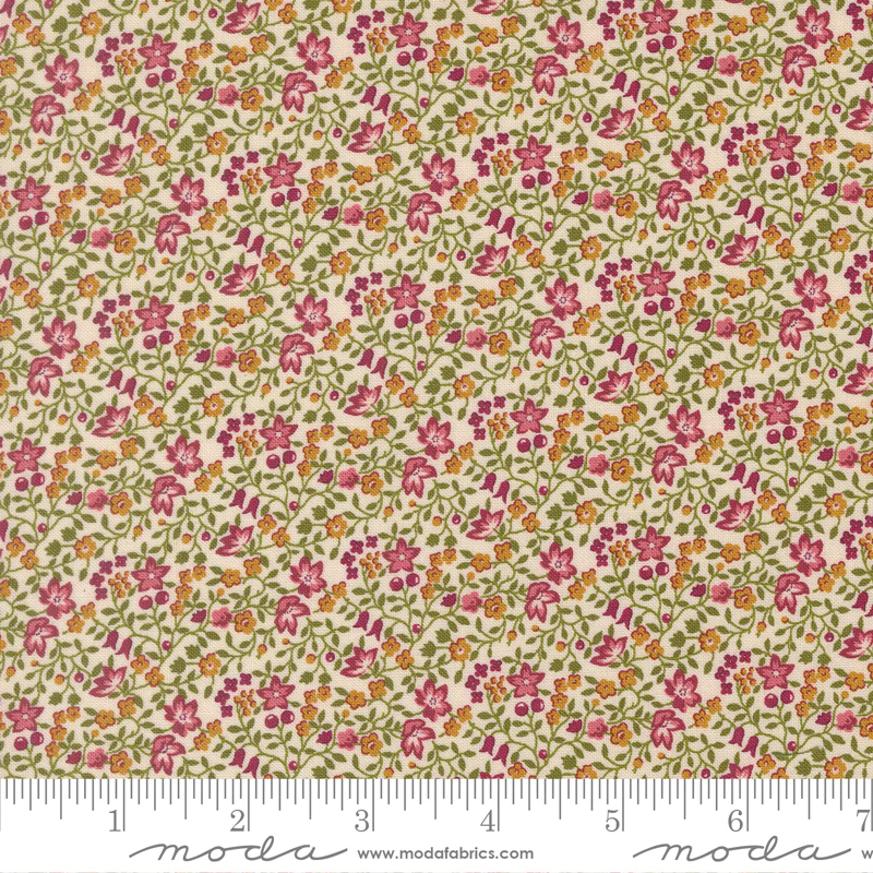 Moda Chelsea Garden 33857 11 Porcelain Ambling Vine By The Yard