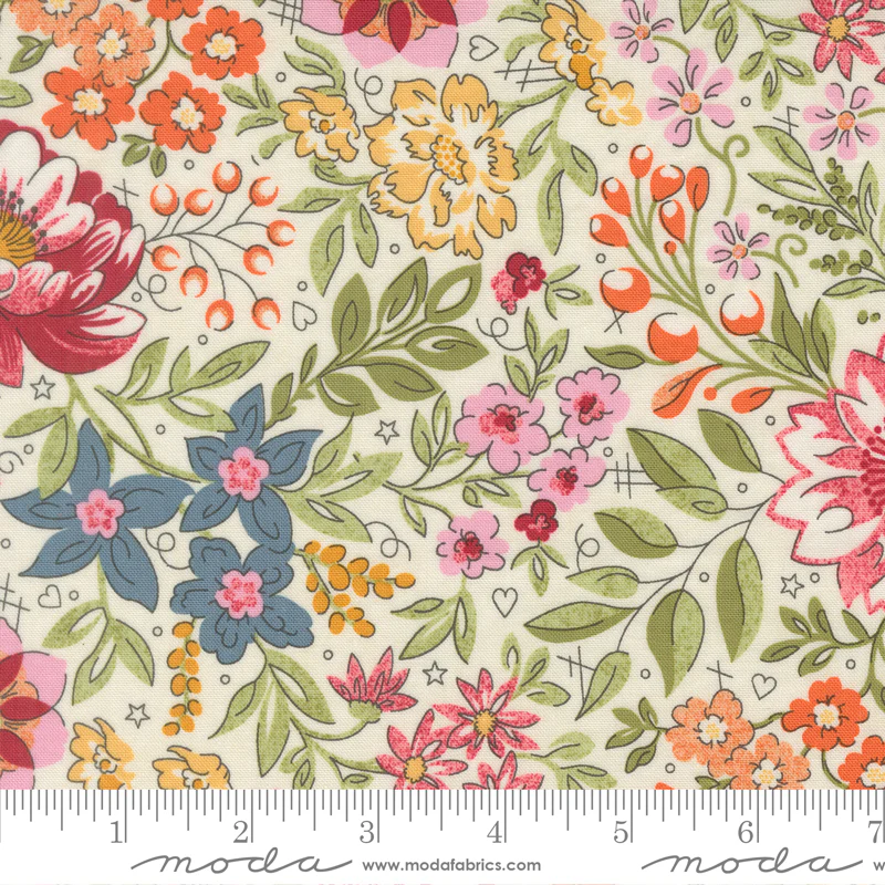 Moda Fieldrush 30780 11 Opal Covent By The Yard