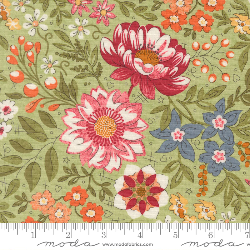 Moda Fieldrush 30780 12 Moss Covent By The Yard