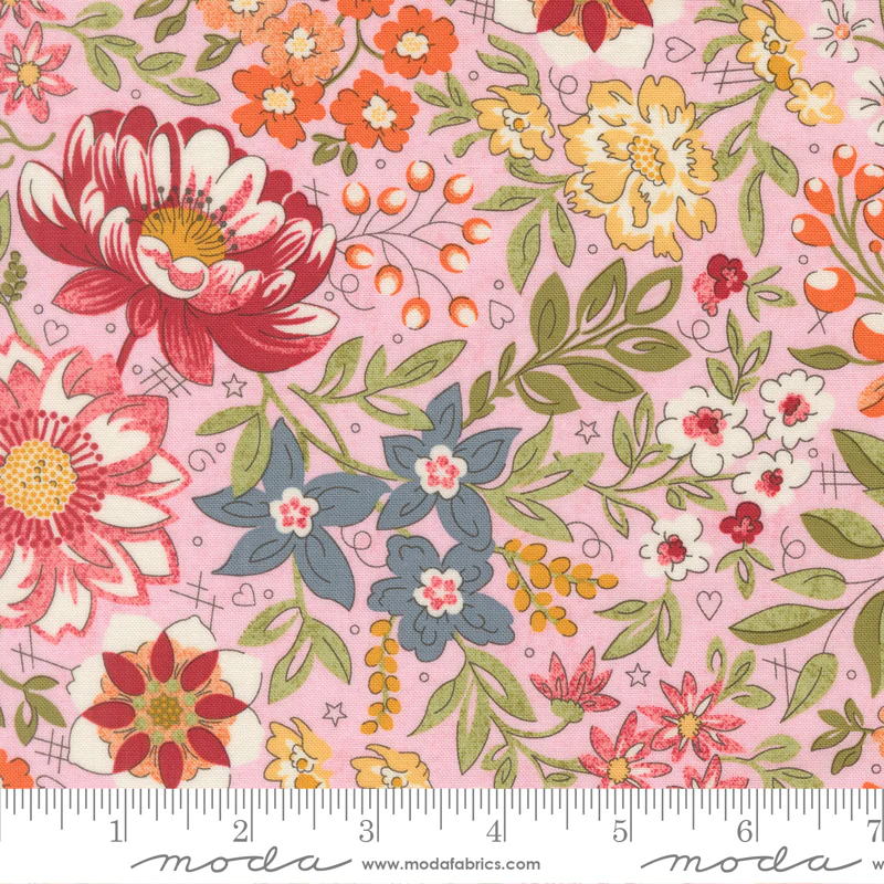 Moda Fieldrush 30780 14 Peony Covent By The Yard