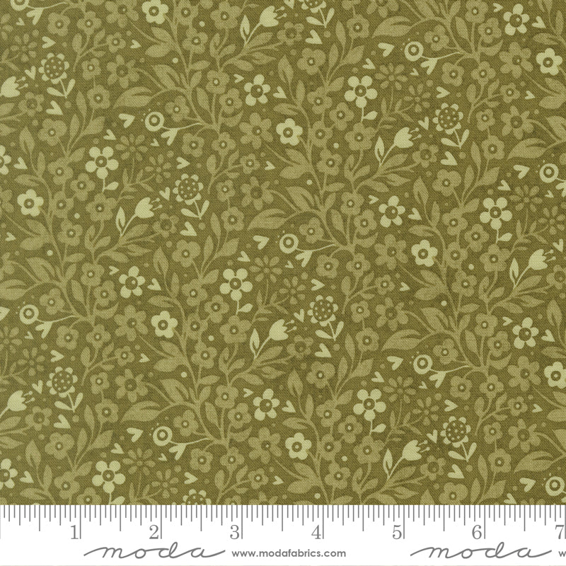Moda Fieldrush 30783 13 Basil Ivy By The Yard