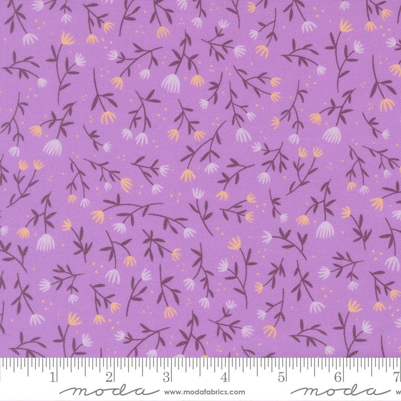 Moda Floral Fondant 14134 14 Lilac Ditsy Florals By The Yard