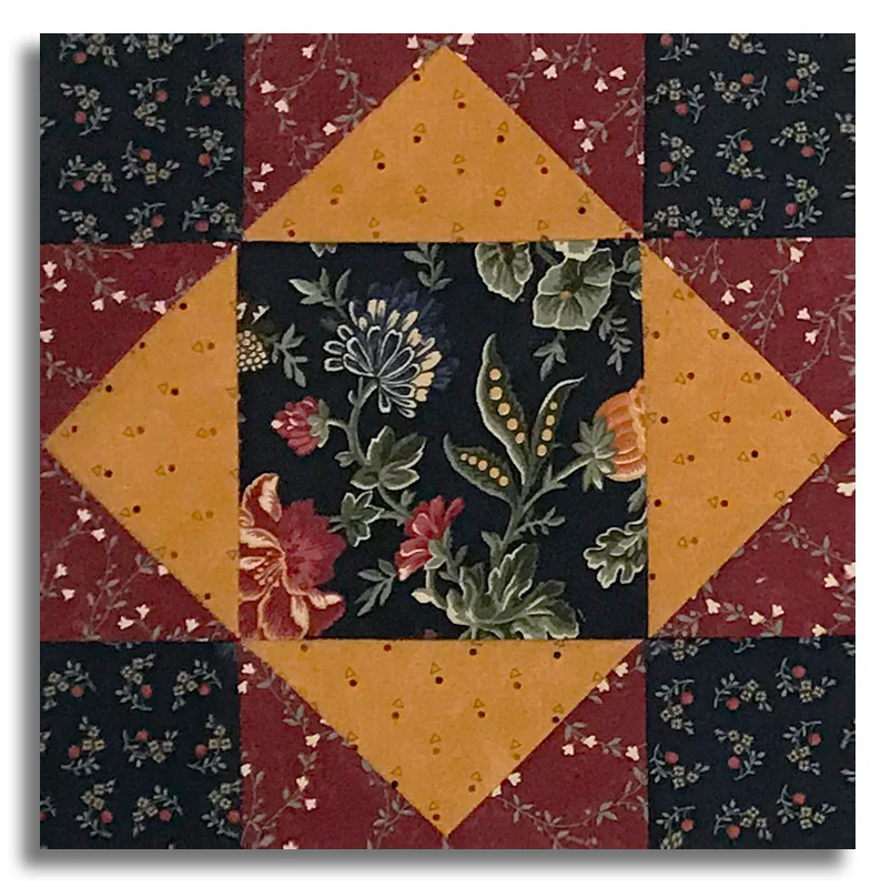 Moda Kansas Troubles Pre-Cut 12 Block King's Crown Quilt Kit - Quail Run - Image 2