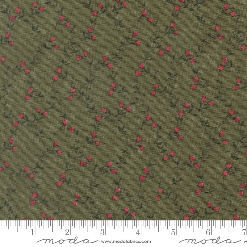 Moda Kansas Troubles - Quail Run 9831 15 Grass Creeping Vine By The Yard