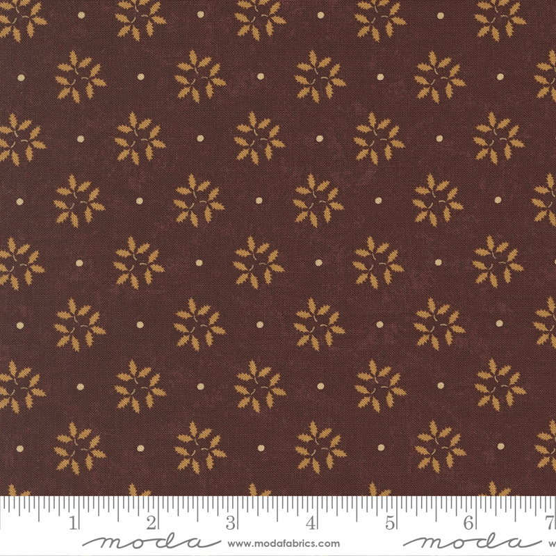 Moda Kansas Troubles - Wheatland 9792 16 Mulberry Leaf Trio By The Yard