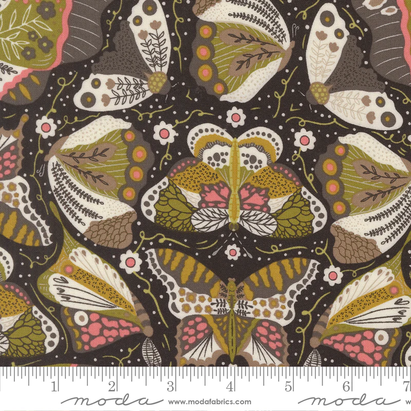 Moda Night Owl 48421 24 Midnight Butterfly By The Yard