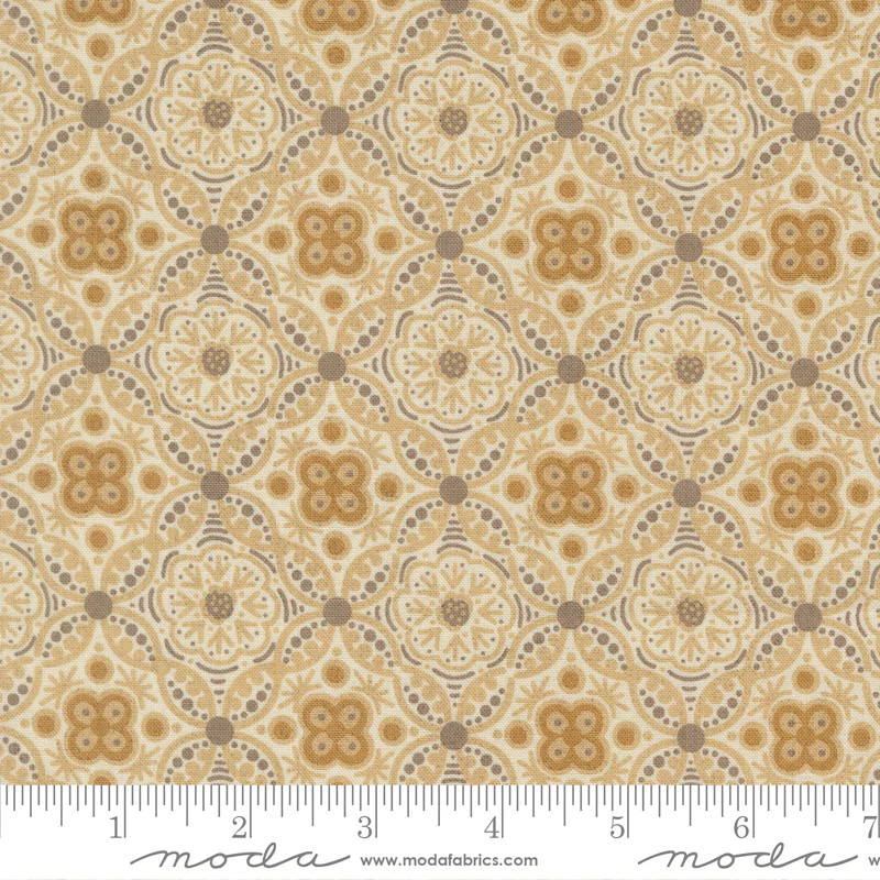 Moda Posh 30772 11 Ivory Whisper Damask By The Yard