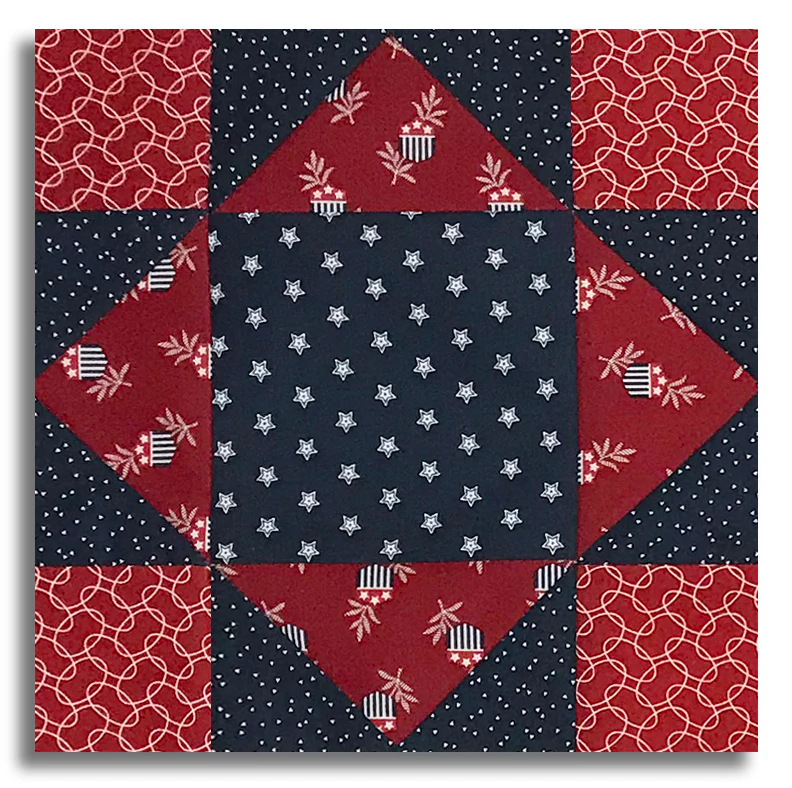Moda Pre-Cut 12 Block King's Crown Quilt Kit - American Gatherings III - Image 2